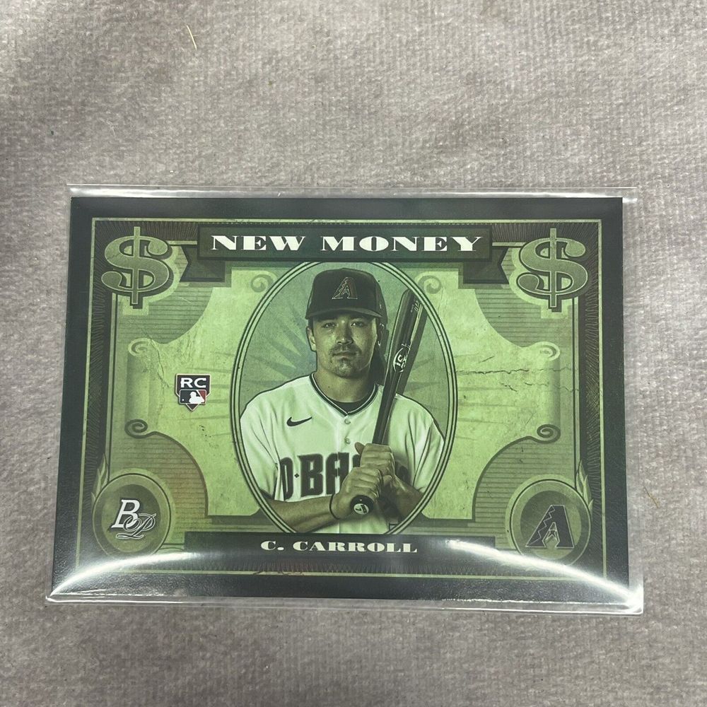 2023 Bowman Platinum Corbin Carroll New Money RC #NM-4 Arizona Diamondbacks